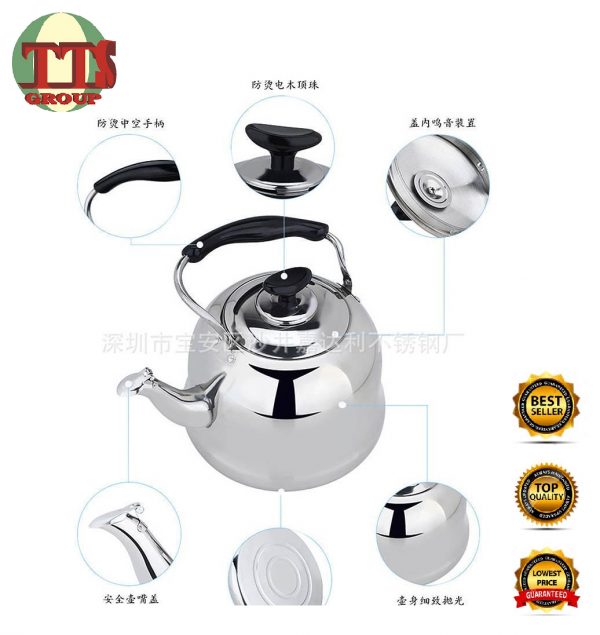 TTS - ZAILI STAINLESS STEEL WHISTLING KETTLE 1-7LITRE TTS DISTRIBUTION SDN BHD - 图片 14