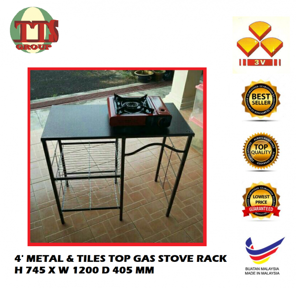 3V STOVE RACK / STOVE CABINET / COOKING TABLE TTS DISTRIBUTION SDN BHD - 图片 3