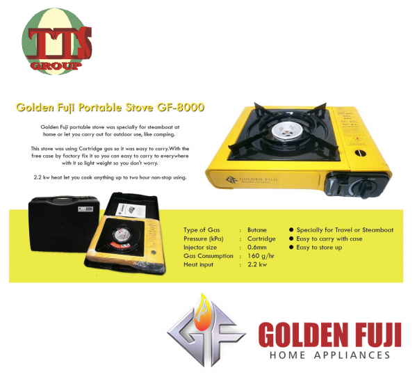 GF-8000 GOLDEN FUJI PORTABLE GAS STOVE TTS DISTRIBUTION SDN BHD - 图片 6