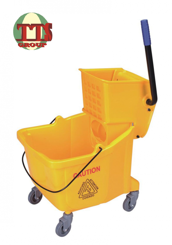 32LTR HEAVY DUTY MOPPING CART SINGLE WITH BUCKET WRINGER TROLLEY TTS DISTRIBUTION SDN BHD - 图片 3