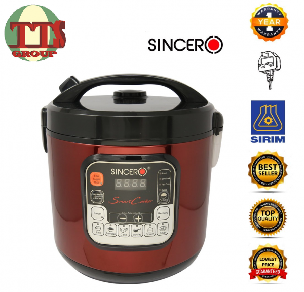 SINCERO RC900 MULTIFUNCTIONS 6.0LITRES 12-IN-1 SMART COOKER TTS DISTRIBUTION SDN BHD - 图片 2