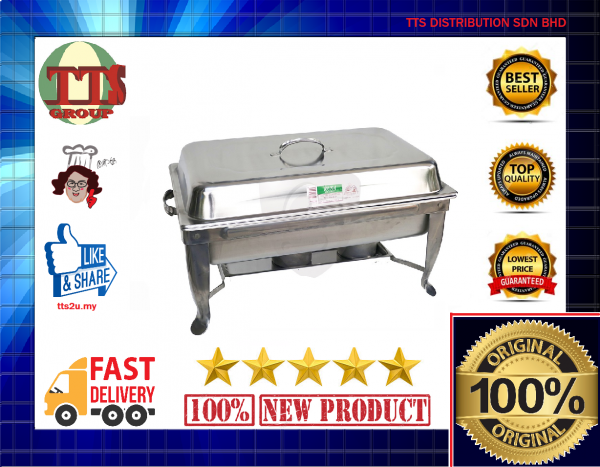 RUSA FULL SIZE BUFFET CHAFING DISH WITH STAND TTS DISTRIBUTION SDN BHD