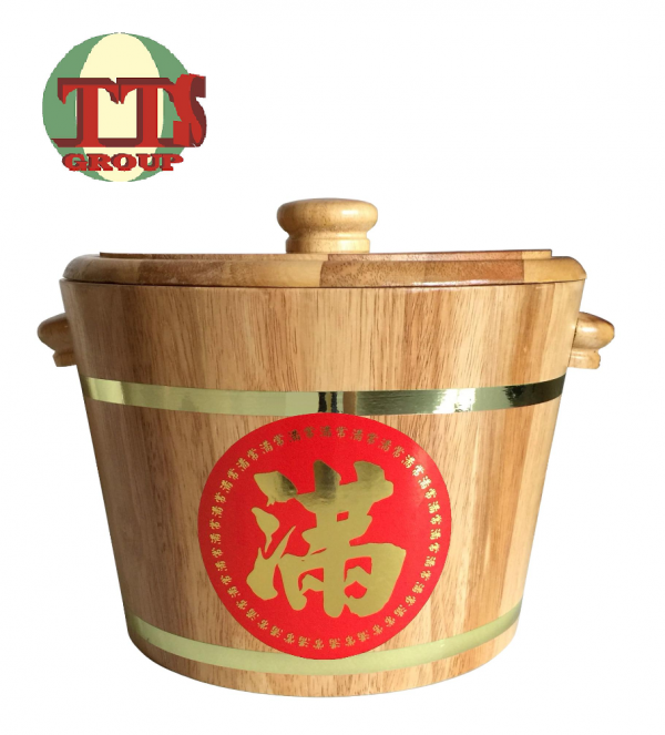 [6KG,10KG,12KG] WOODEN RICE BUCKET TTS DISTRIBUTION SDN BHD - 图片 2