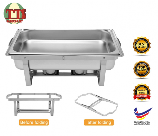 RUSA FULL SIZE BUFFET CHAFING DISH WITH STAND TTS DISTRIBUTION SDN BHD - 图片 5