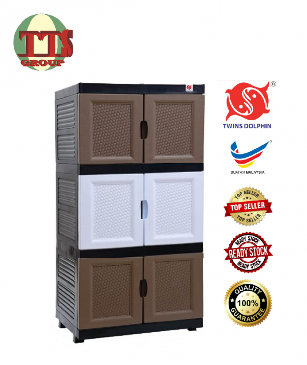 TTS - 3TIER DIY TWINS DOLPHIN STORAGE CABINET TTS DISTRIBUTION SDN BHD - 图片 2